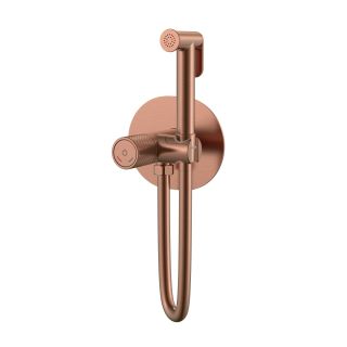 Гигиенический душ со смесителем Boheme Tech 157-CB брашированная медь